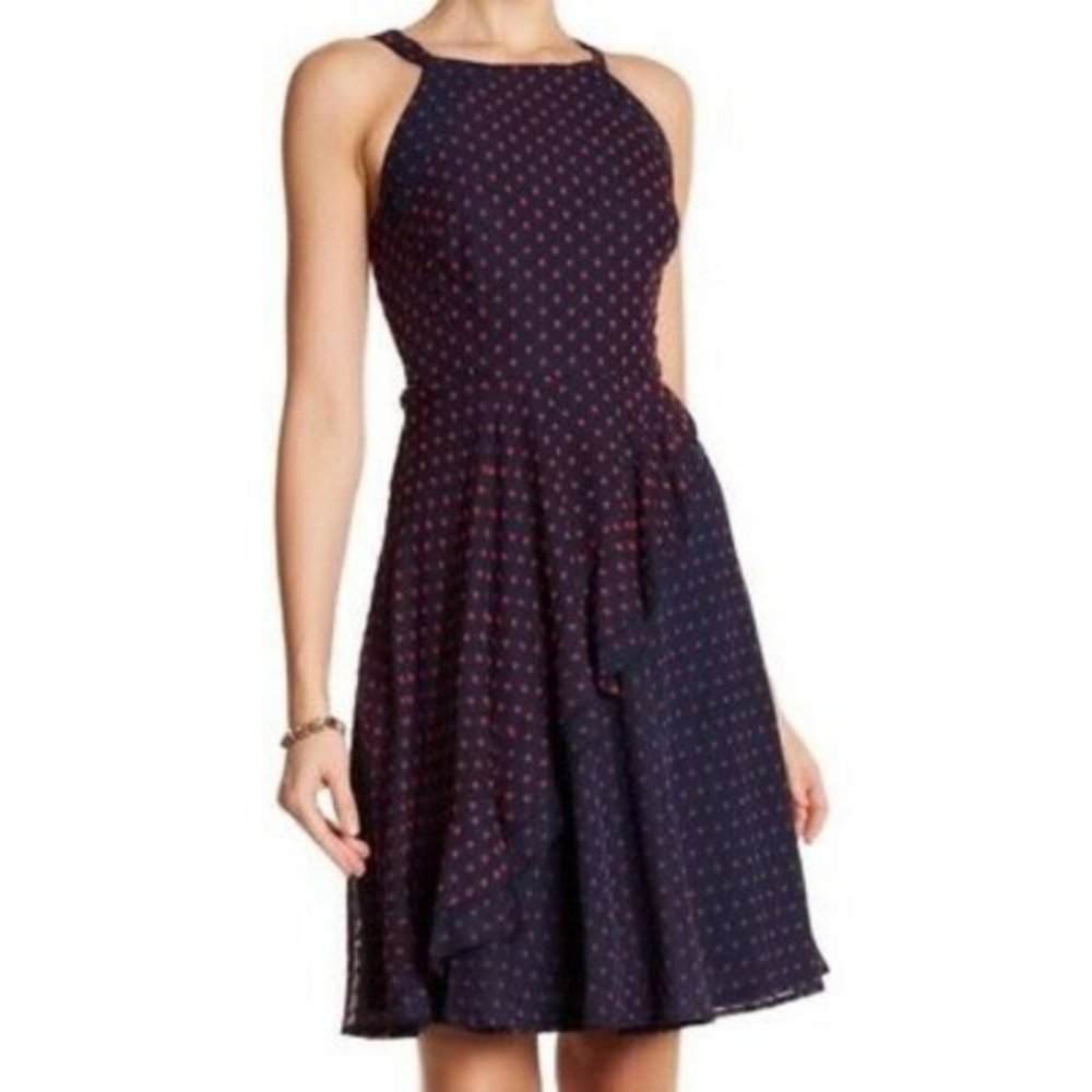 NEW Anthropologie - Eva Franco Maryanne Clip Swiss Dot Ruffle Dress